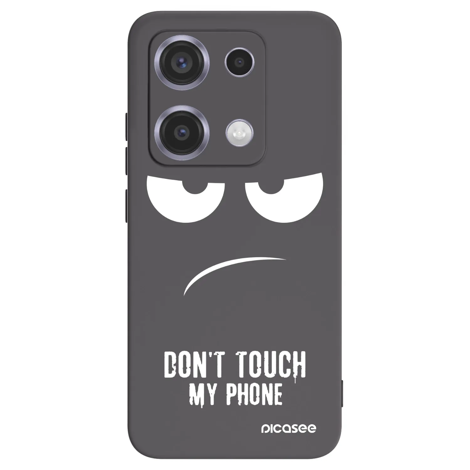 Picasee silikonski črni ovitek za Xiaomi Redmi Note 14S - Don't Touch My Phone