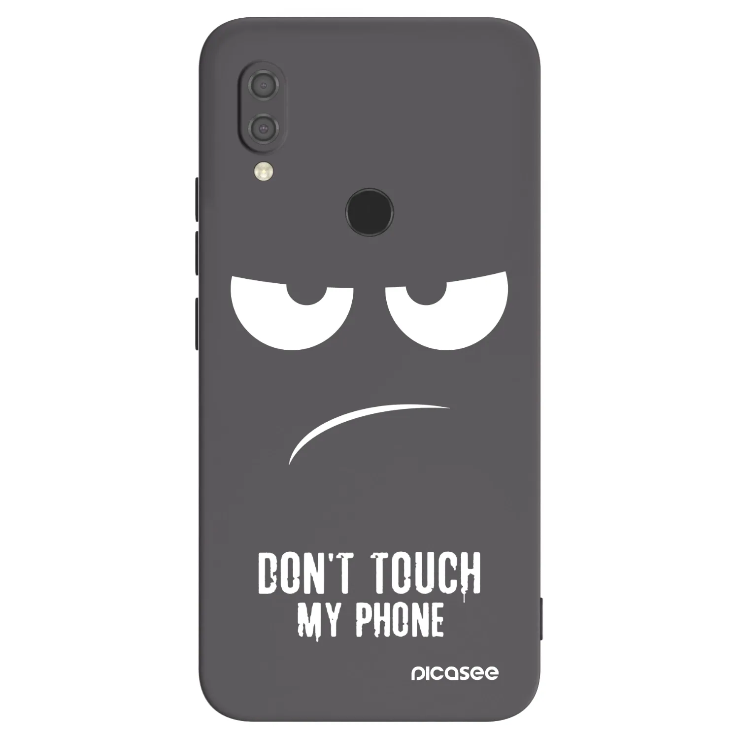 Picasee silikonski črni ovitek za Xiaomi Redmi 7 - Don't Touch My Phone