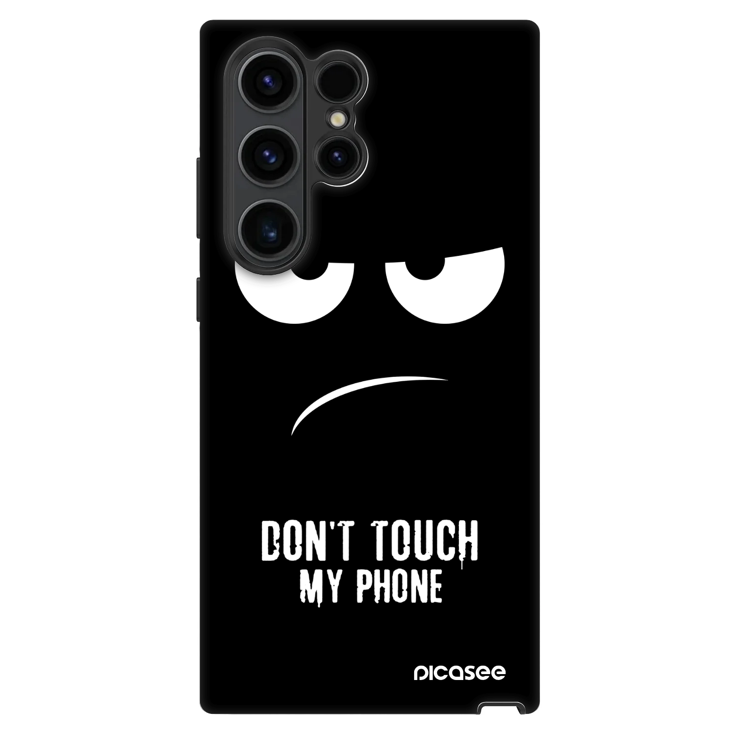 Picasee Fashion Case za Samsung Galaxy S22 Ultra 5G - Don't Touch My Phone