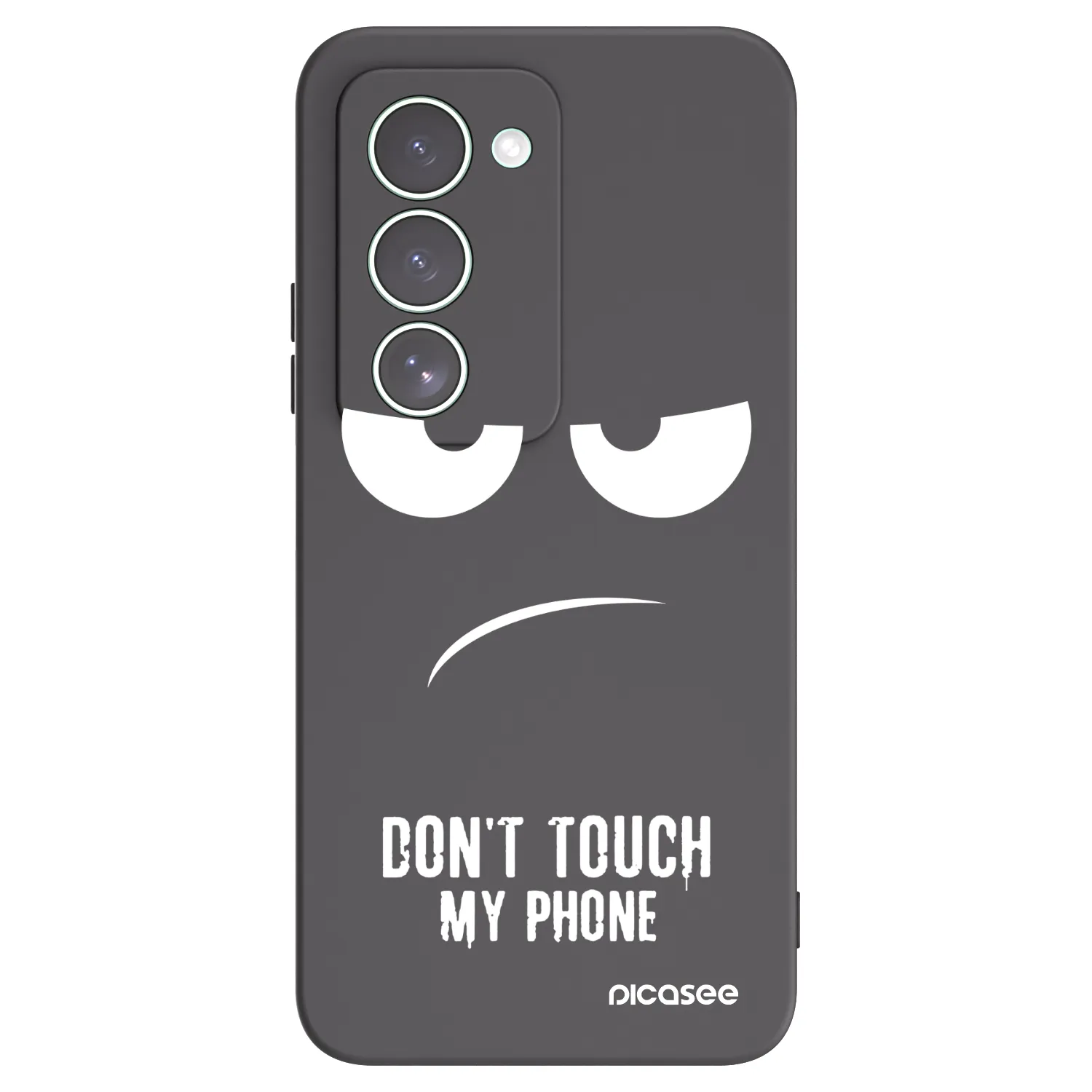Picasee silikonski črni ovitek za Xiaomi Redmi 15 5G - Don't Touch My Phone