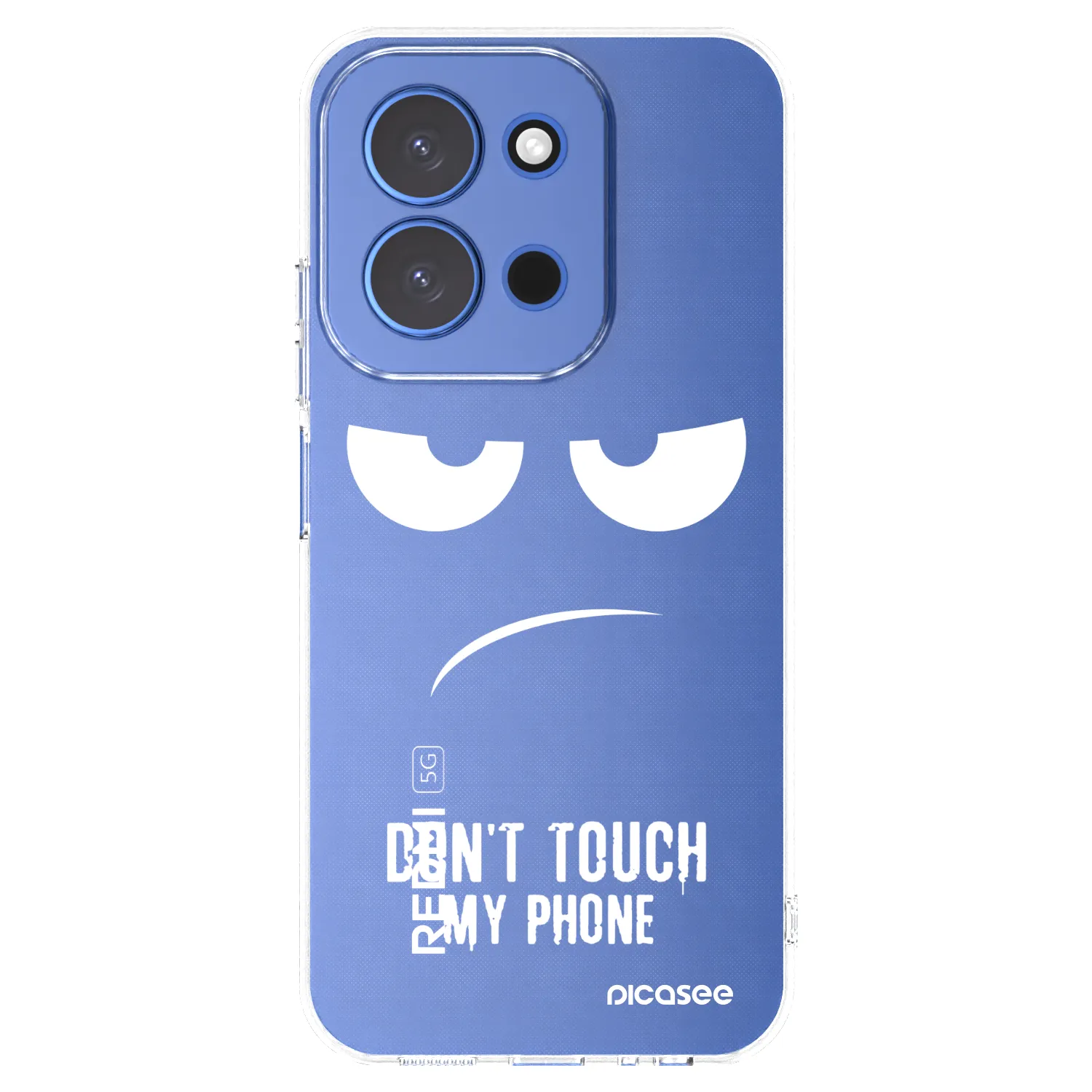 Picasee silikonski prozorni ovitek za Xiaomi Redmi 15C 4G - Don't Touch My Phone