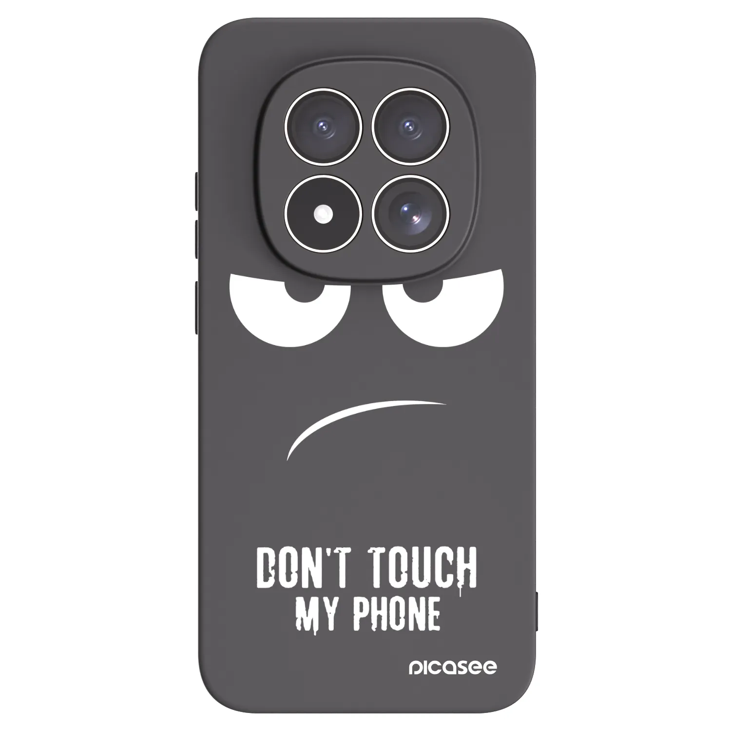 Picasee silikonski črni ovitek za Xiaomi Redmi Note 15 Pro 4G - Don't Touch My Phone