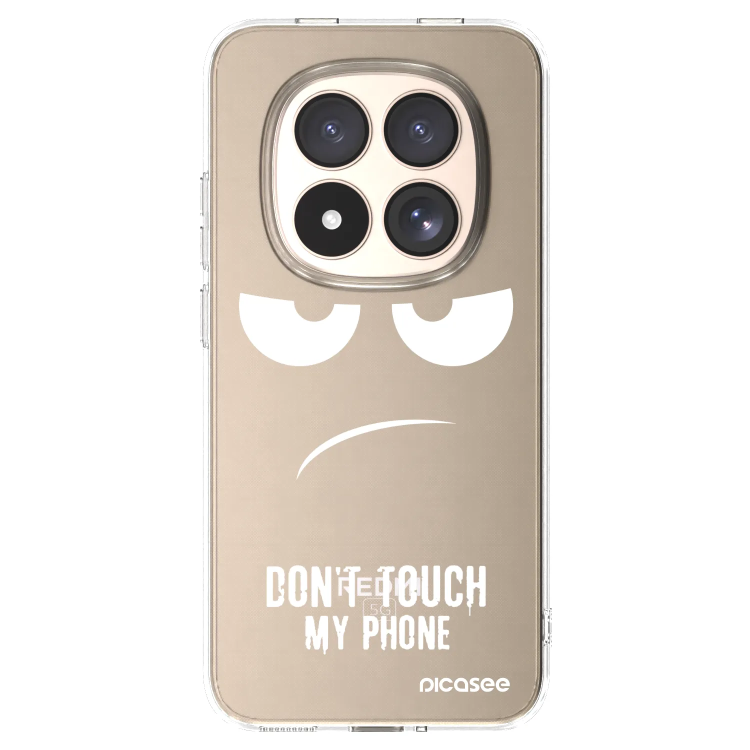 Picasee silikonski prozorni ovitek za Xiaomi Redmi Note 15 Pro 4G - Don't Touch My Phone