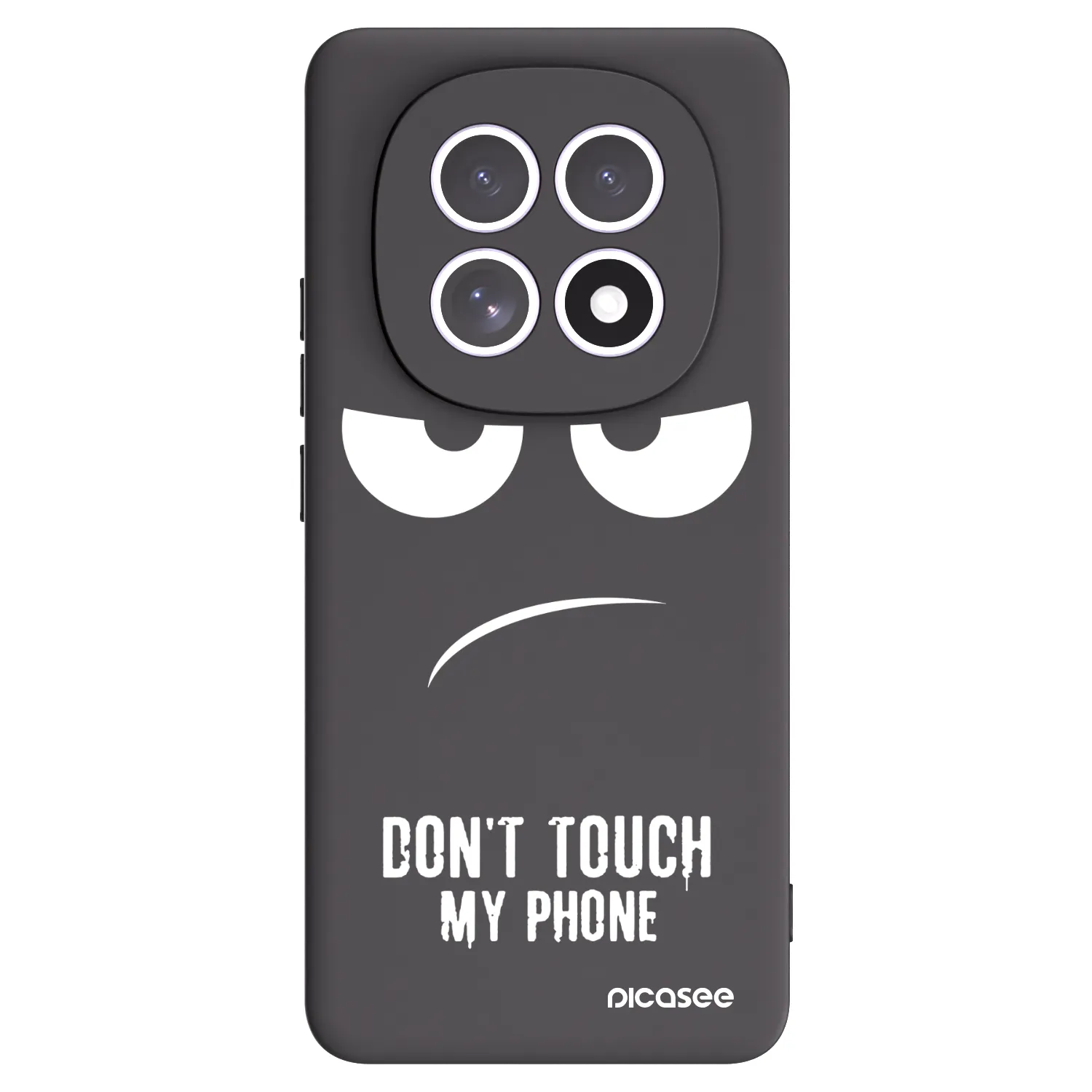 Picasee silikonski črni ovitek za Xiaomi Redmi Note 15 - Don't Touch My Phone