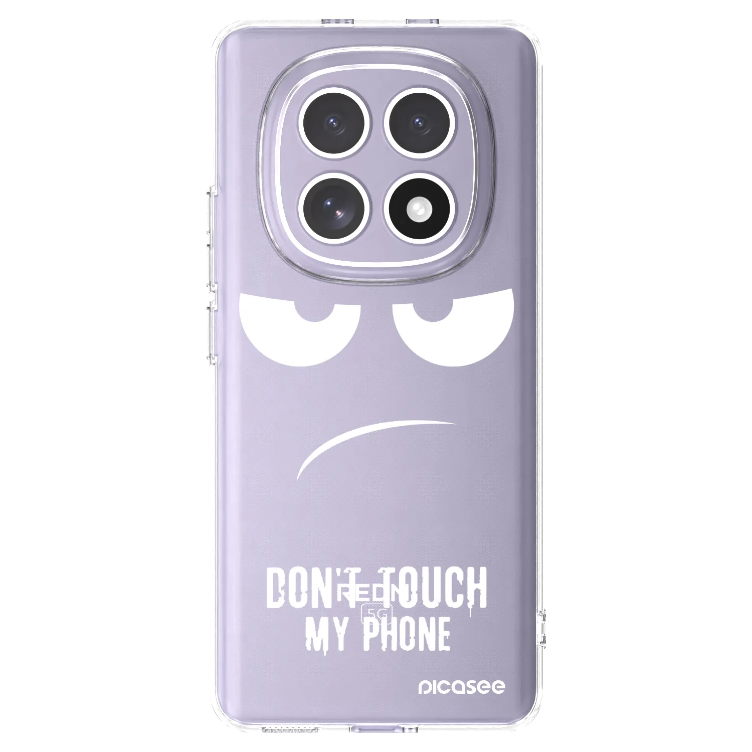 Picasee silikonski prozorni ovitek za Xiaomi Redmi Note 15 - Don't Touch My Phone