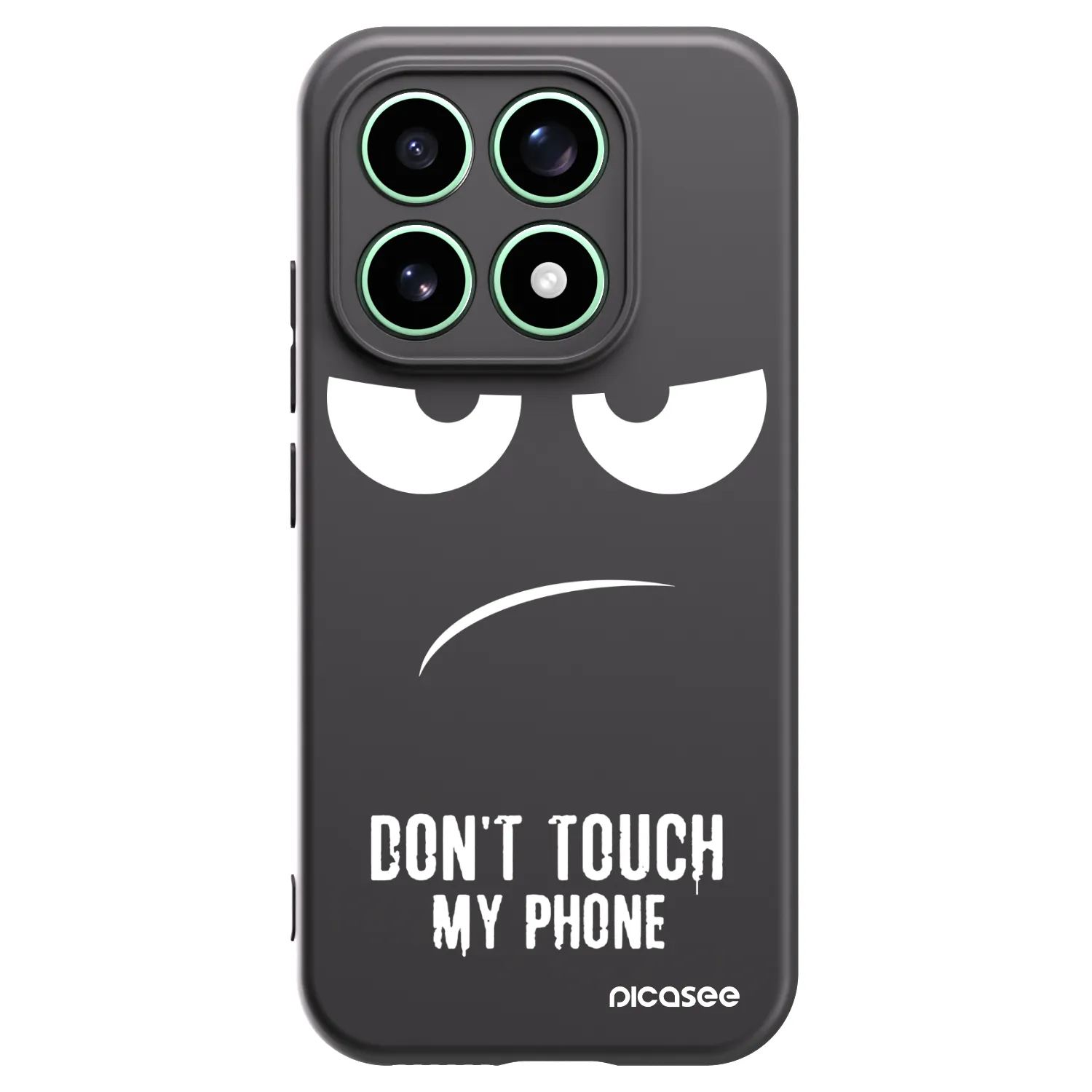 Picasee silikonski črni ovitek za Xiaomi 17 - Don't Touch My Phone