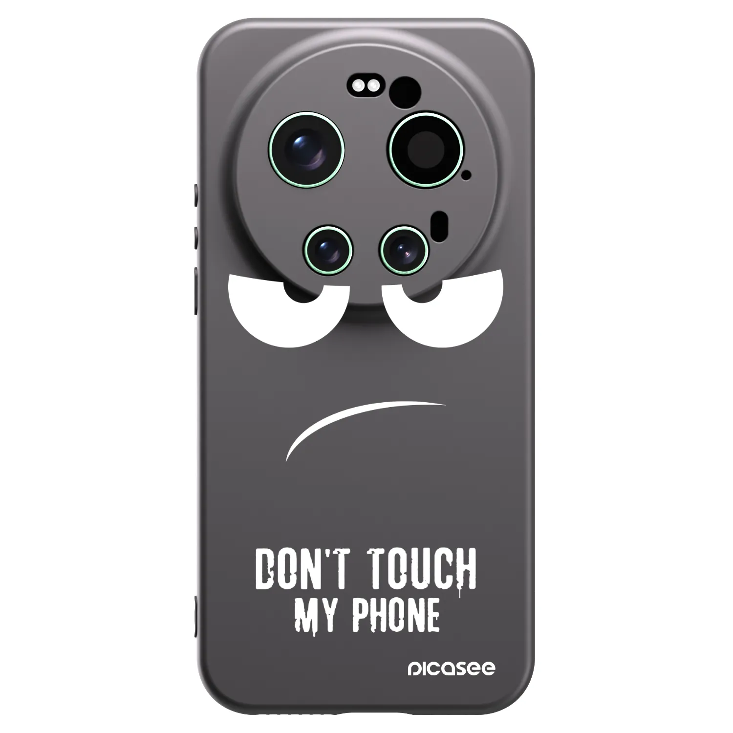 Picasee silikonski črni ovitek za Xiaomi 17 Ultra - Don't Touch My Phone