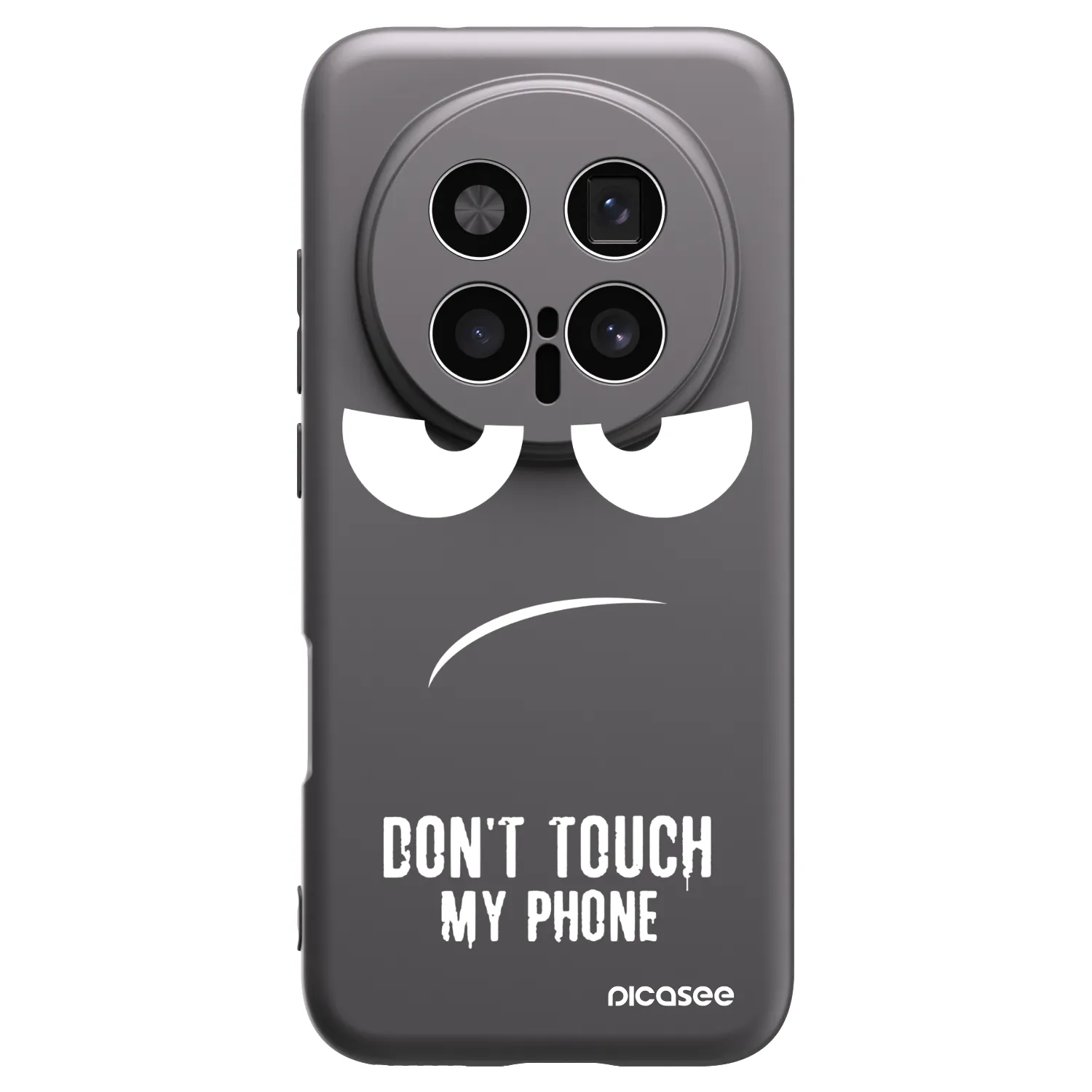 Picasee silikonski črni ovitek za Honor Magic8 Pro 5G - Don't Touch My Phone