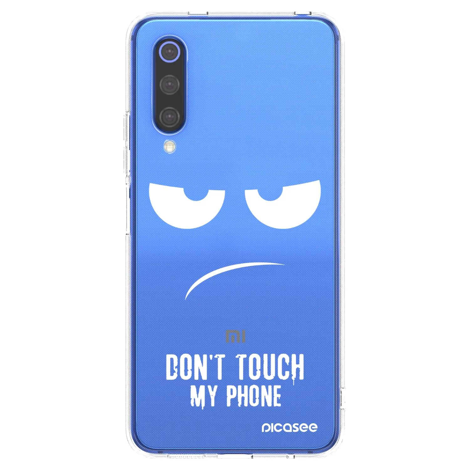 Picasee silikonski prozorni ovitek za Xiaomi Mi 9 SE - Don't Touch My Phone