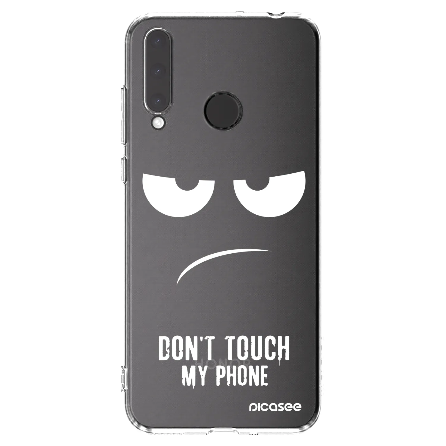 Picasee silikonski prozorni ovitek za Honor 20 Lite - Don't Touch My Phone