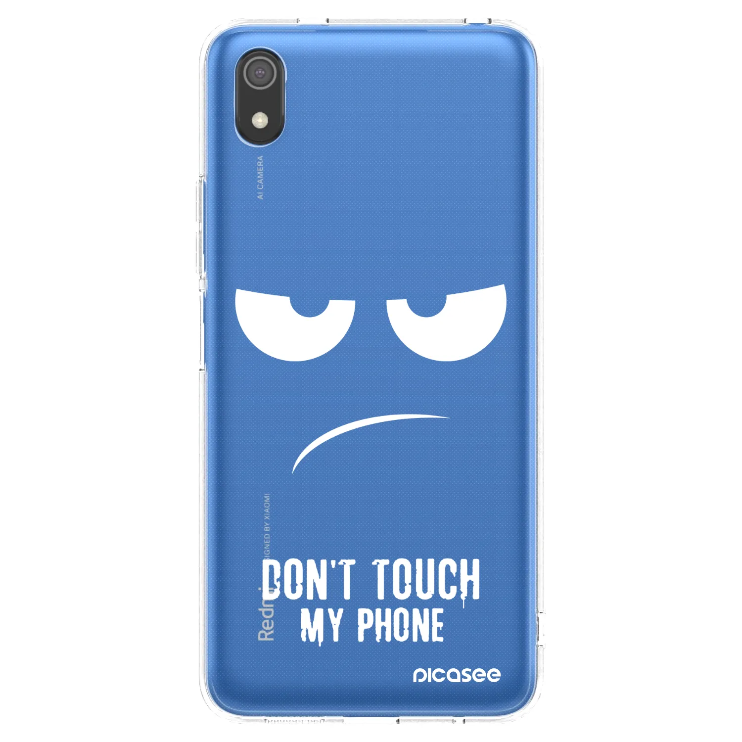 Picasee silikonski prozorni ovitek za Xiaomi Redmi 7A - Don't Touch My Phone