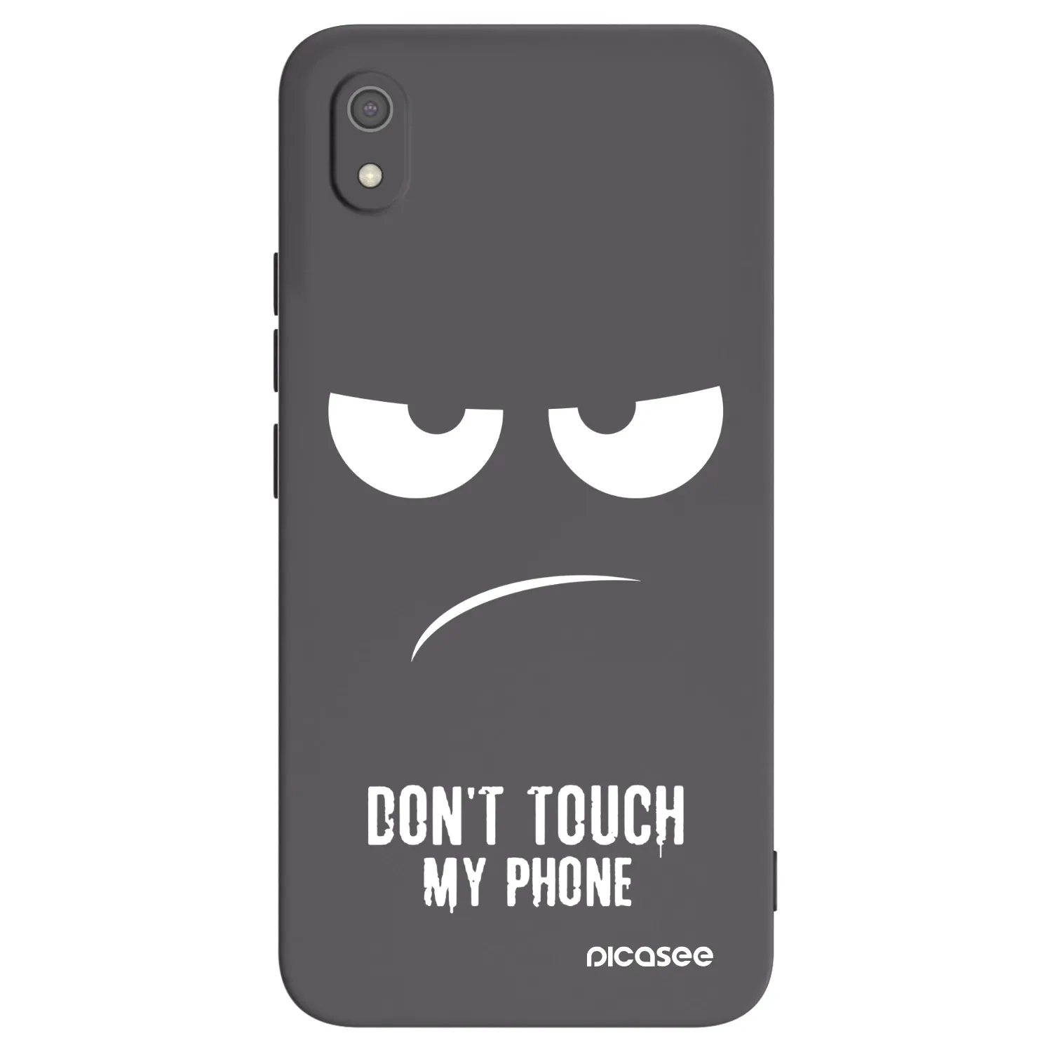 Picasee silikonski črni ovitek za Xiaomi Redmi 7A - Don't Touch My Phone