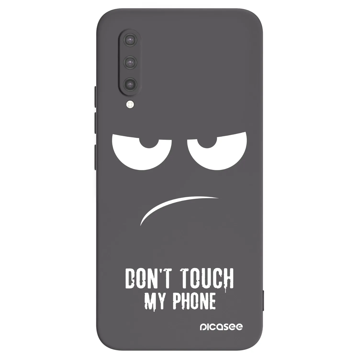 Picasee silikonski črni ovitek za Xiaomi Mi 9 Lite - Don't Touch My Phone