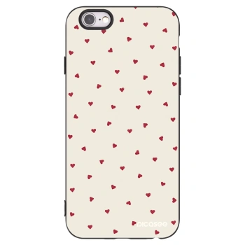 Picasee silikonski črni ovitek za Apple iPhone 6/6S - Little Love