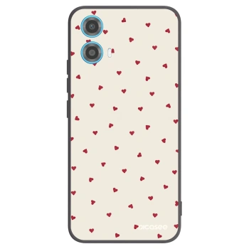 Picasee silikonski črni ovitek za Motorola Moto G34 5G - Little Love