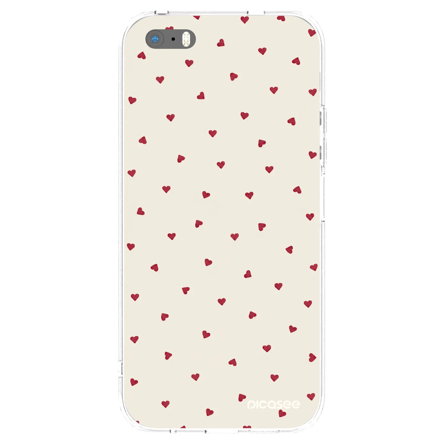 Picasee silikonski prozorni ovitek za Apple iPhone 5/5S/SE - Little Love