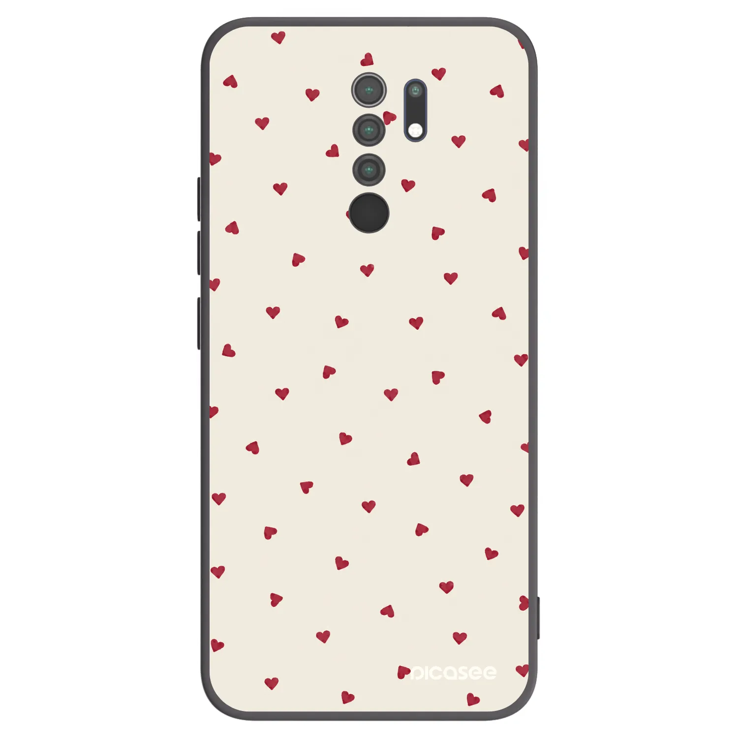 Picasee silikonski črni ovitek za Xiaomi Redmi 9 - Little Love