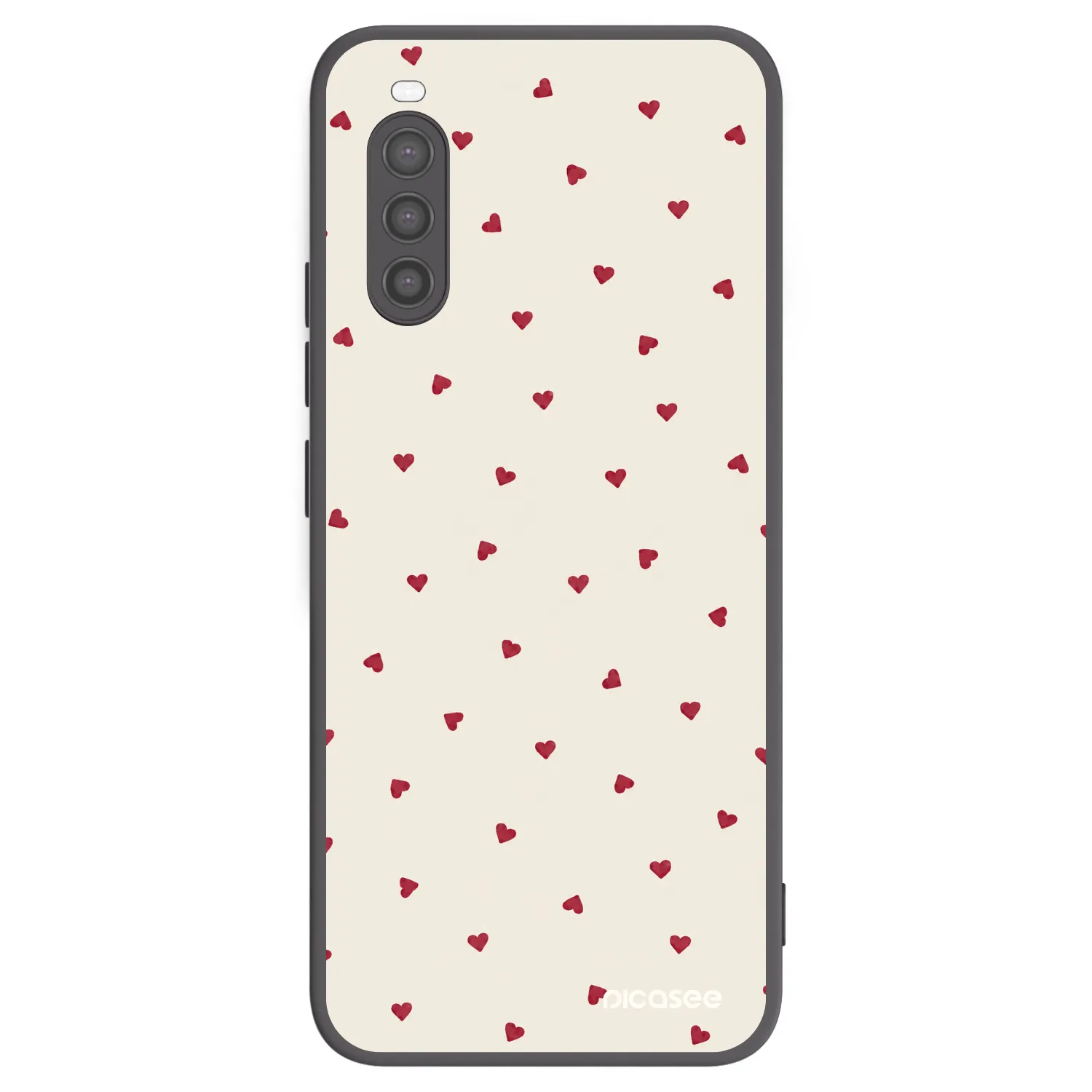 Picasee silikonski črni ovitek za Sony Xperia 10 II - Little Love
