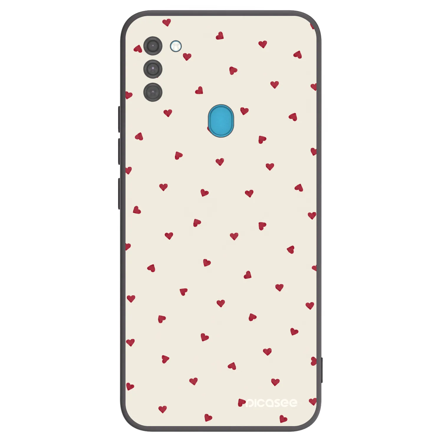 Picasee silikonski črni ovitek za Samsung Galaxy M11 - Little Love