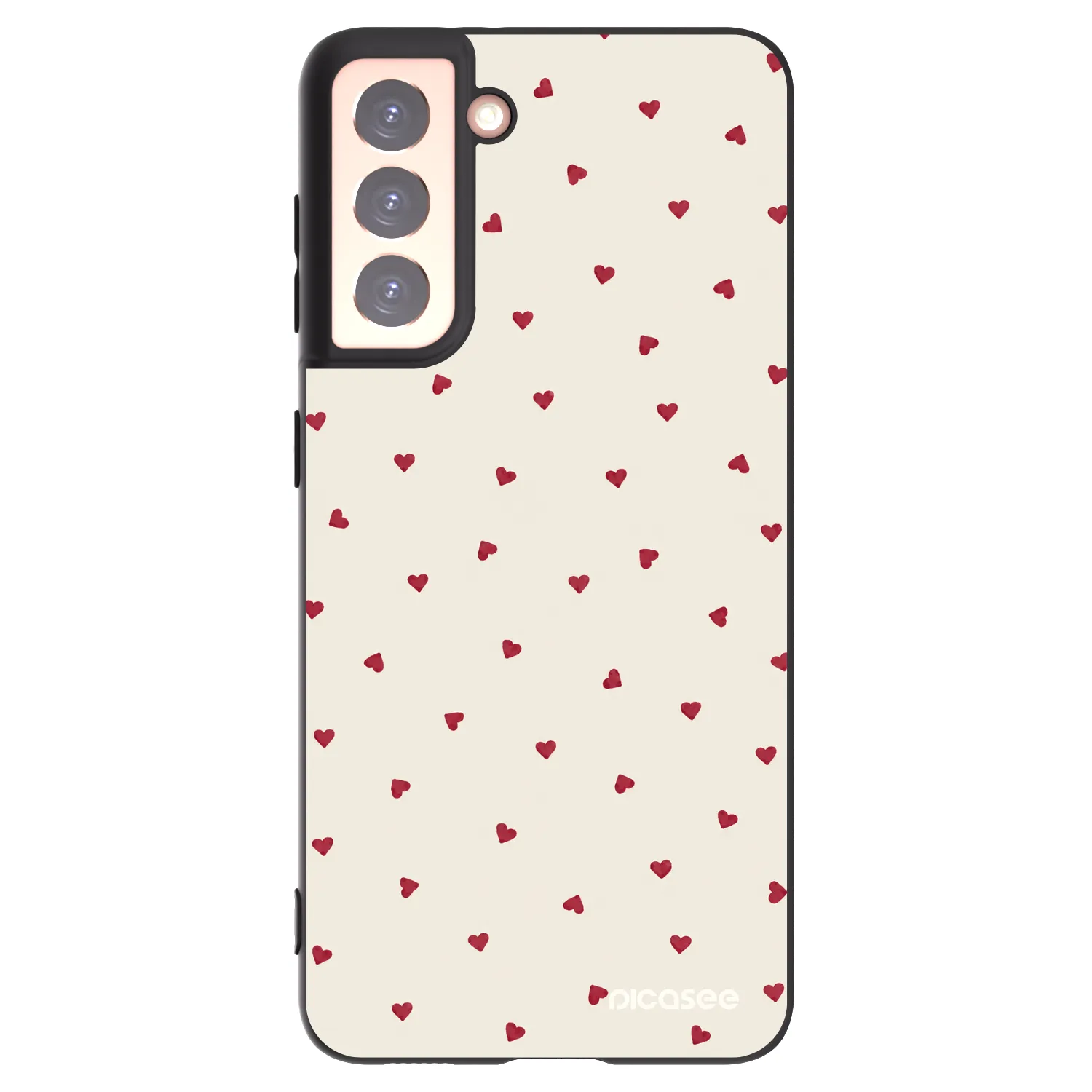 Picasee silikonski črni ovitek za Samsung Galaxy S21 5G G991B - Little Love