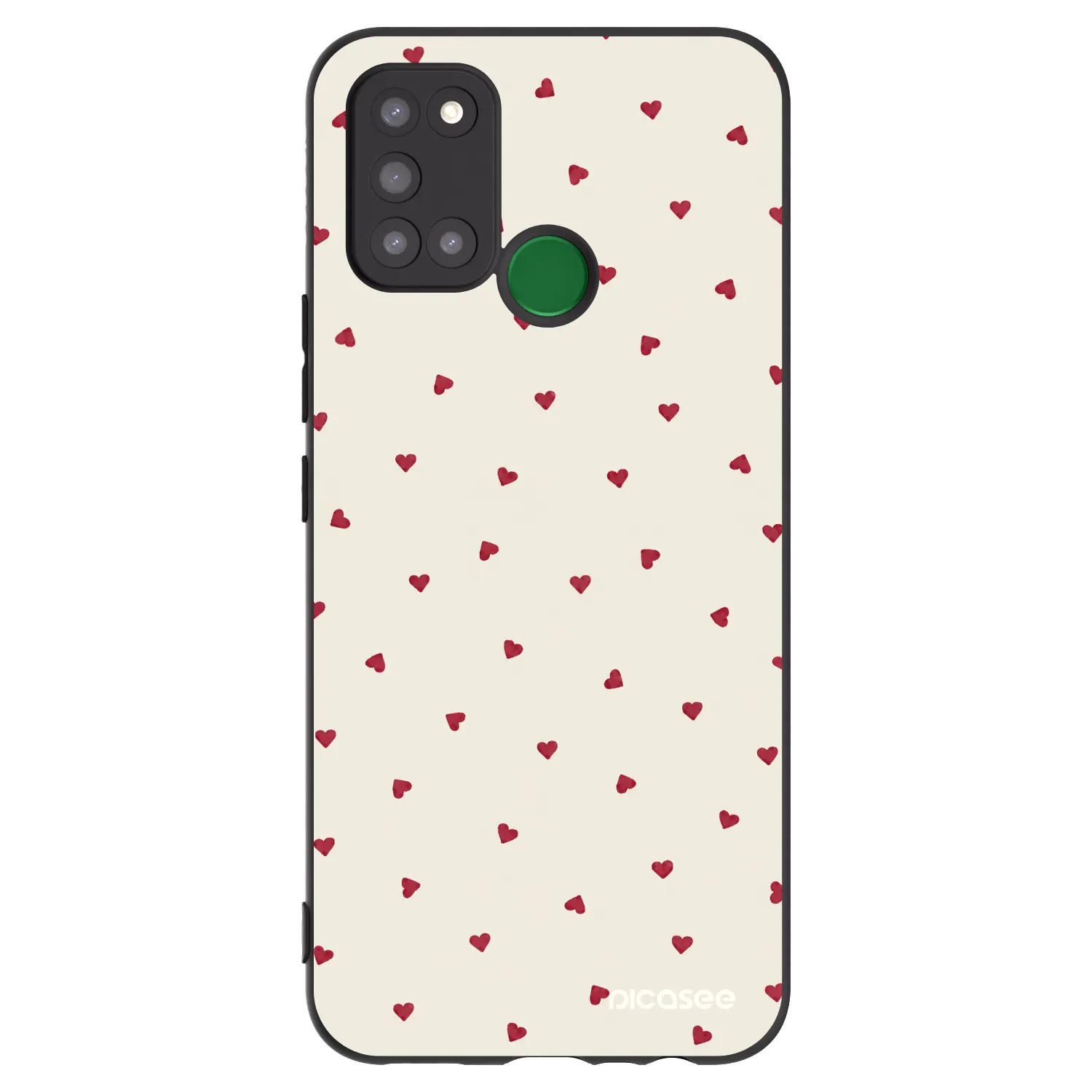 Picasee silikonski črni ovitek za Realme 7i - Little Love