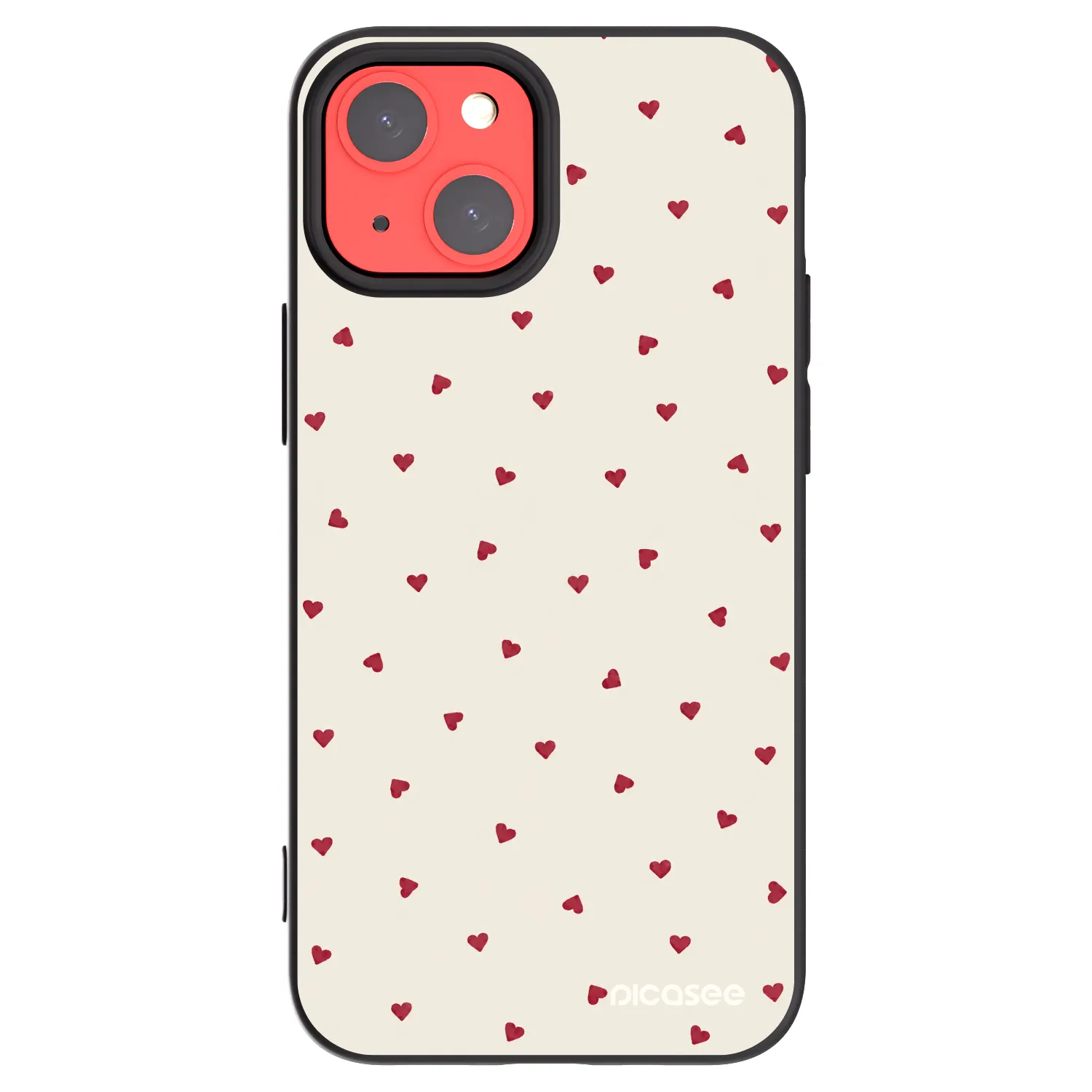 Picasee silikonski črni ovitek za Apple iPhone 13 mini - Little Love