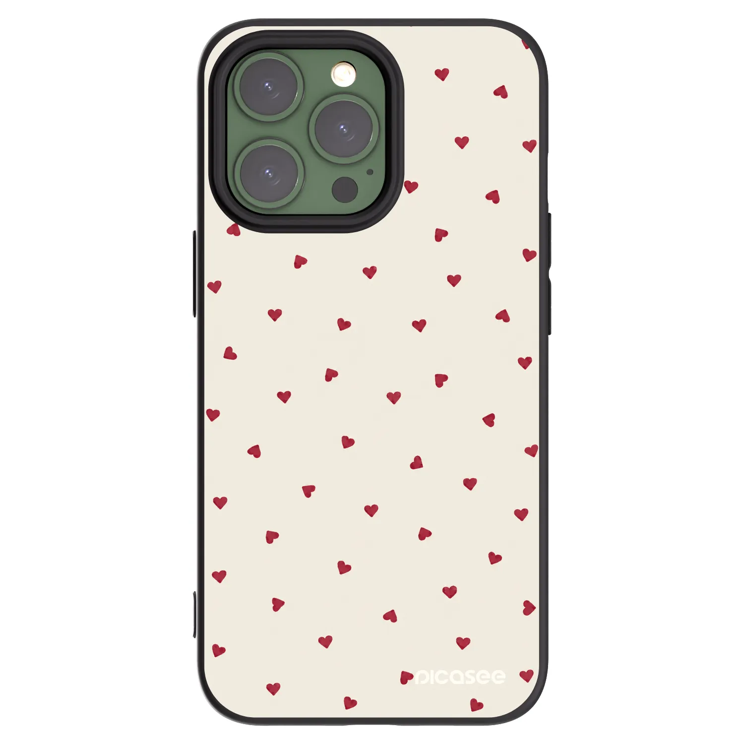 Picasee silikonski črni ovitek za Apple iPhone 13 Pro - Little Love
