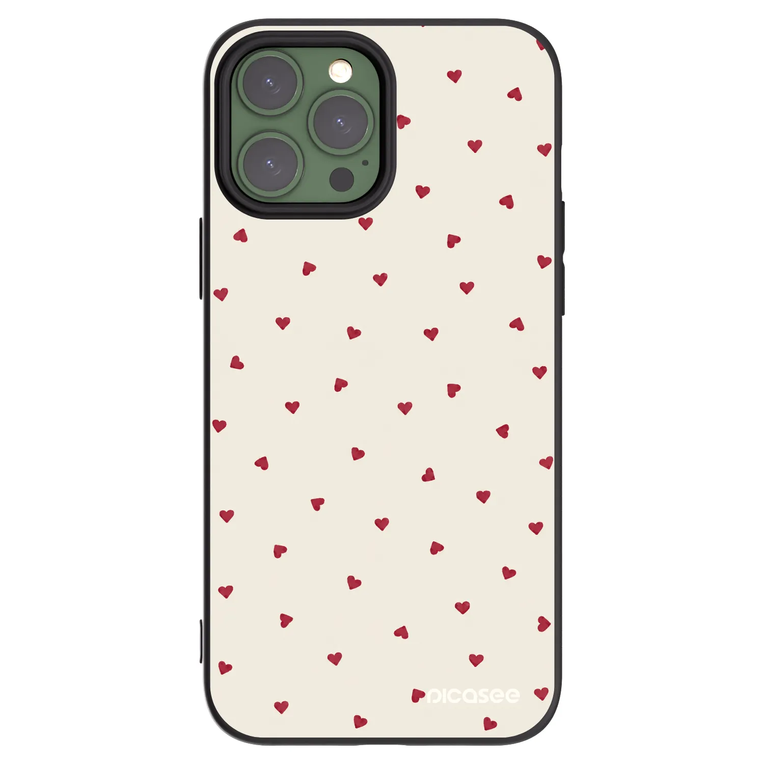 Picasee silikonski črni ovitek za Apple iPhone 13 Pro Max - Little Love