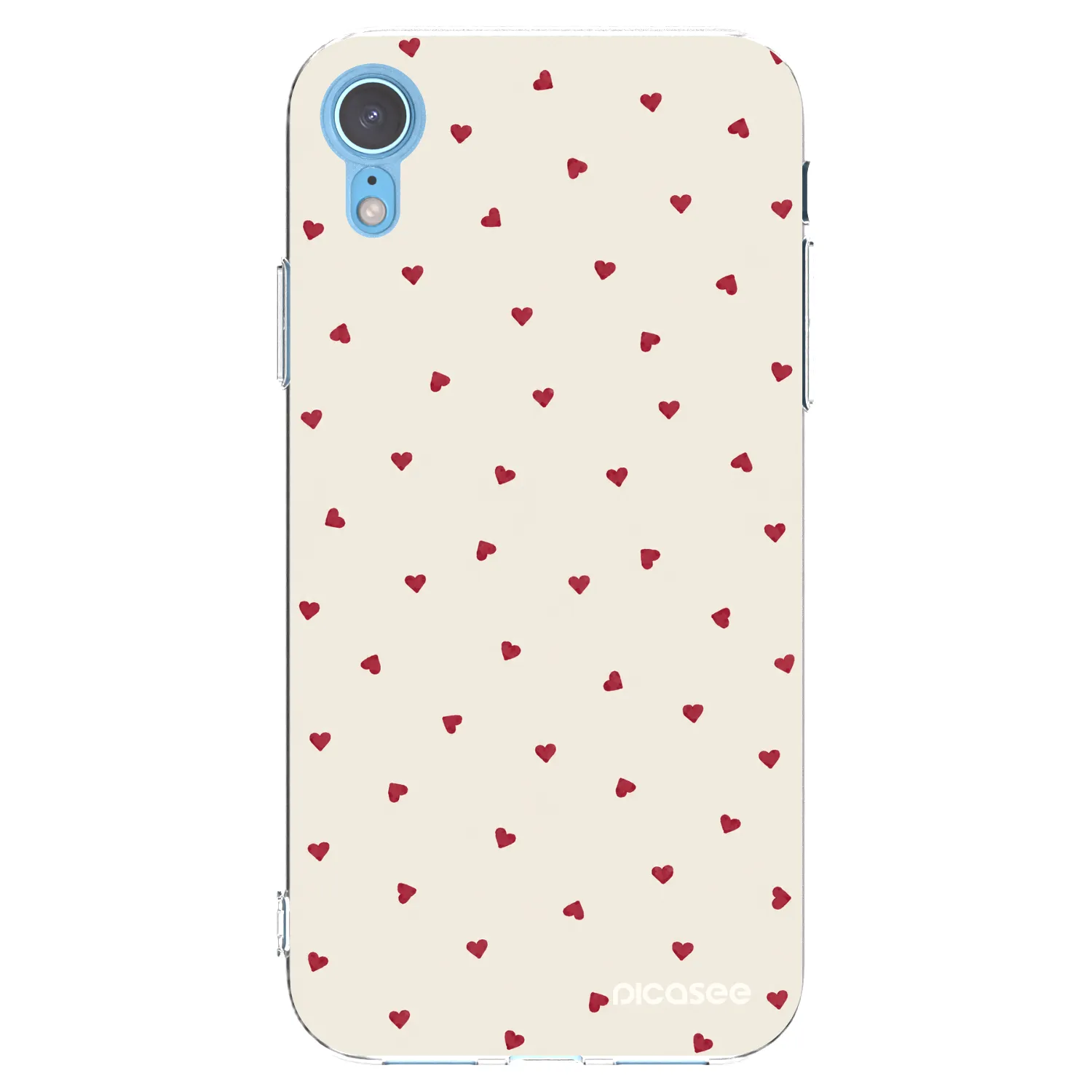 Picasee silikonski prozorni ovitek za Apple iPhone XR - Little Love