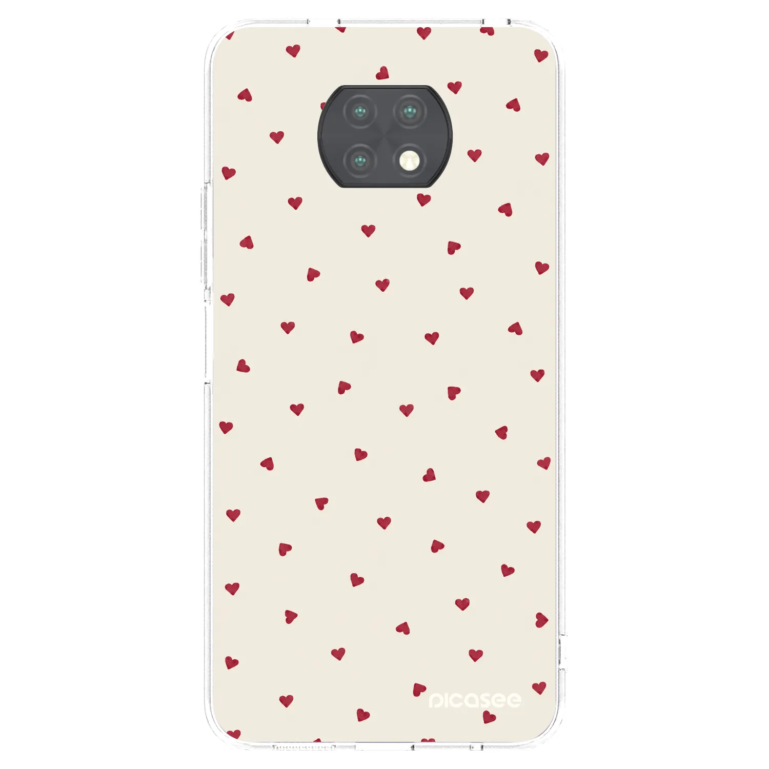 Picasee silikonski prozorni ovitek za Xiaomi Redmi Note 9T - Little Love