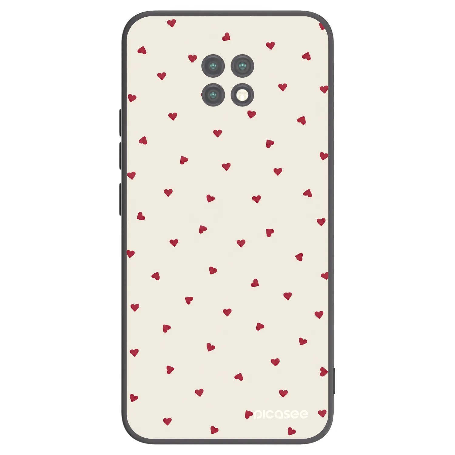 Picasee silikonski črni ovitek za Xiaomi Redmi Note 9T - Little Love