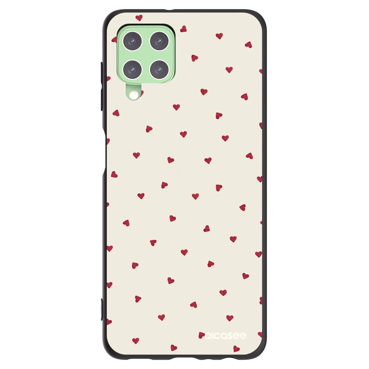 Picasee silikonski črni ovitek za Samsung Galaxy A22 A225F 4G - Little Love