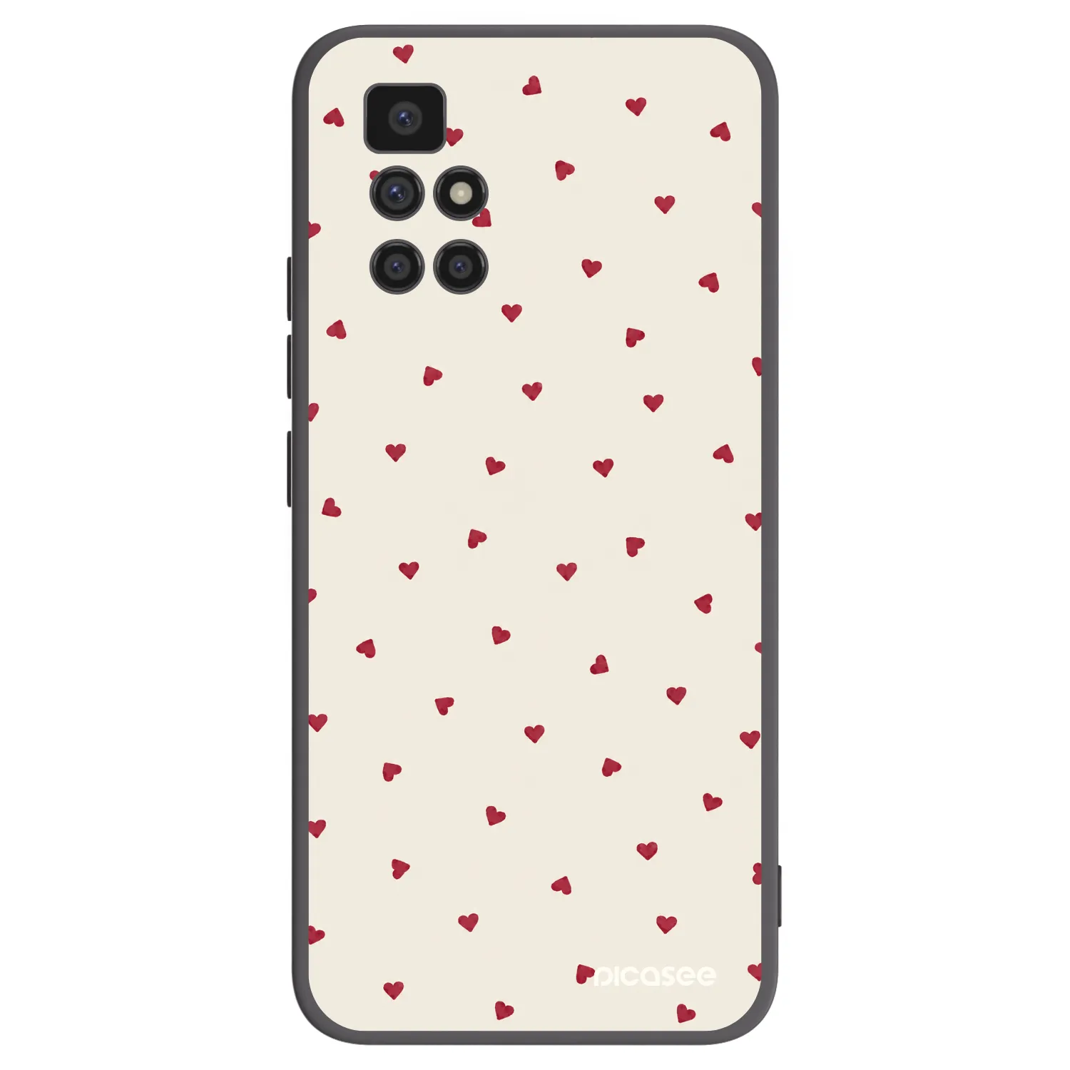 Picasee silikonski črni ovitek za Xiaomi Redmi 10 - Little Love