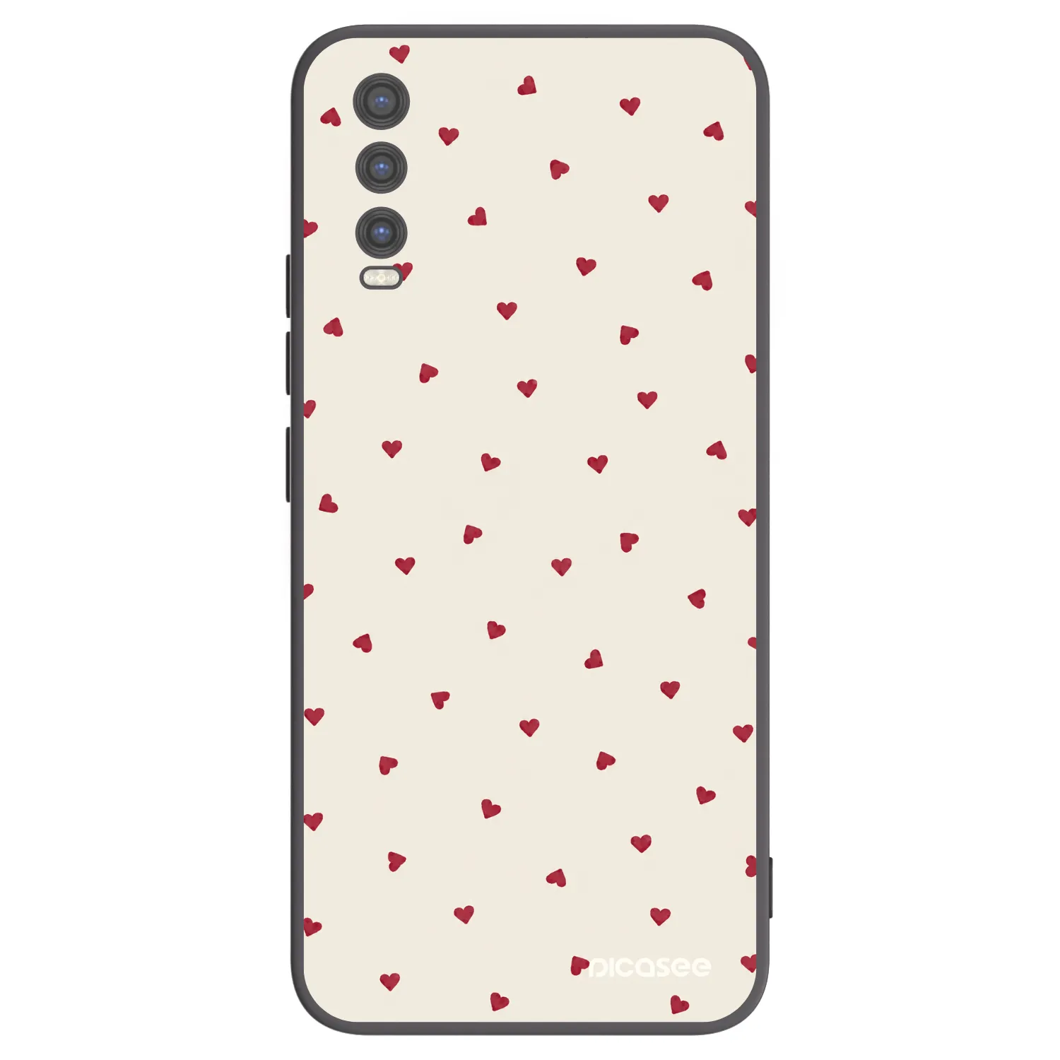 Picasee silikonski črni ovitek za Vivo Y20s - Little Love