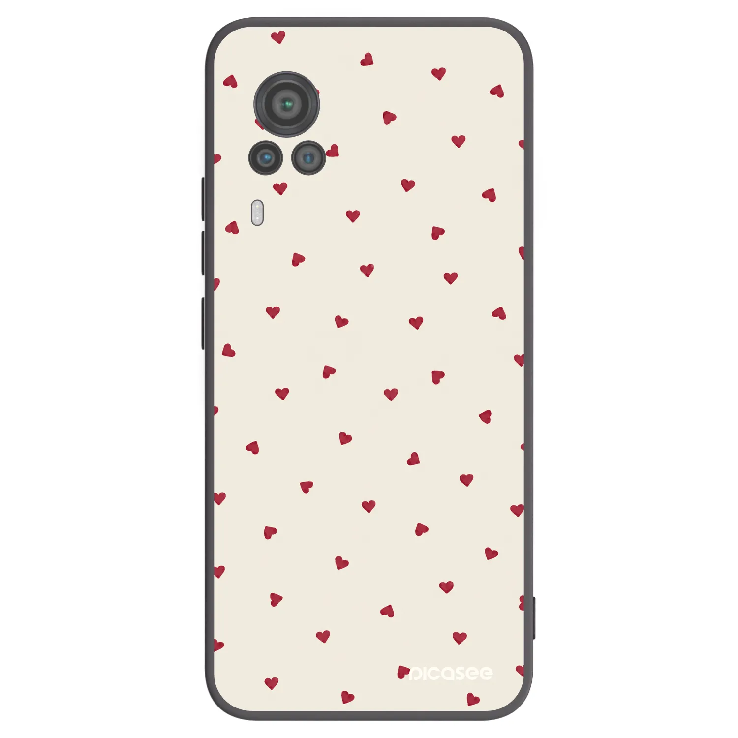 Picasee silikonski črni ovitek za Vivo X60 Pro 5G - Little Love