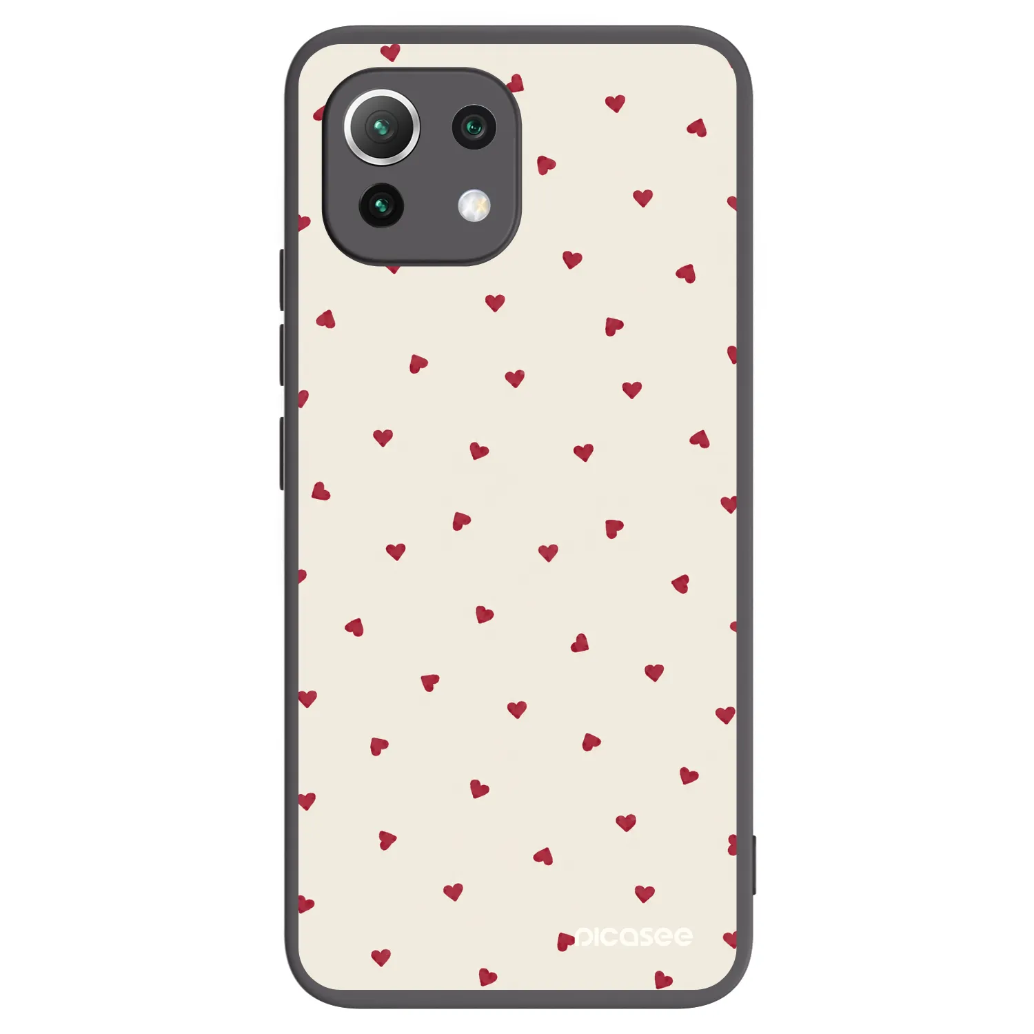 Picasee silikonski črni ovitek za Xiaomi 11 Lite 5G NE - Little Love