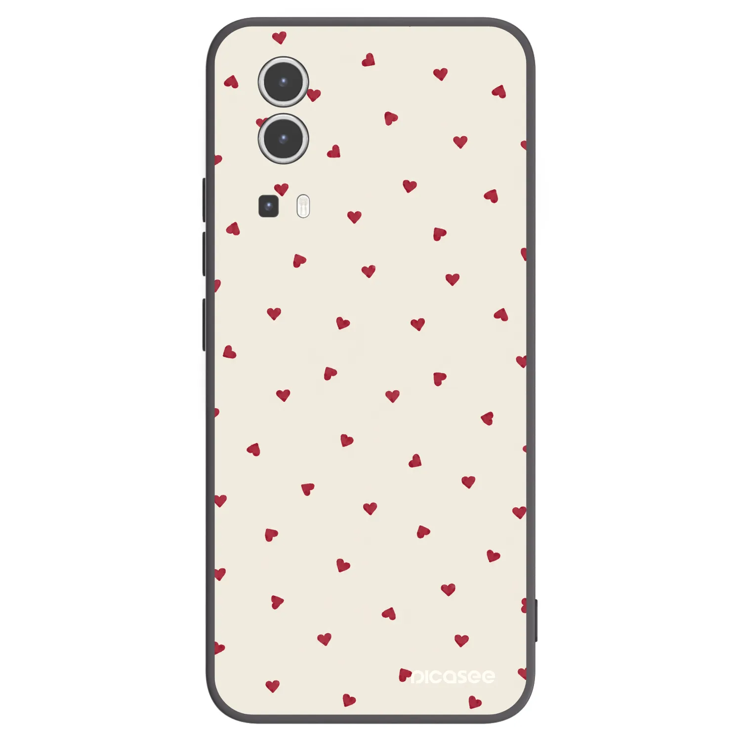 Picasee silikonski črni ovitek za Vivo Y72 5G - Little Love