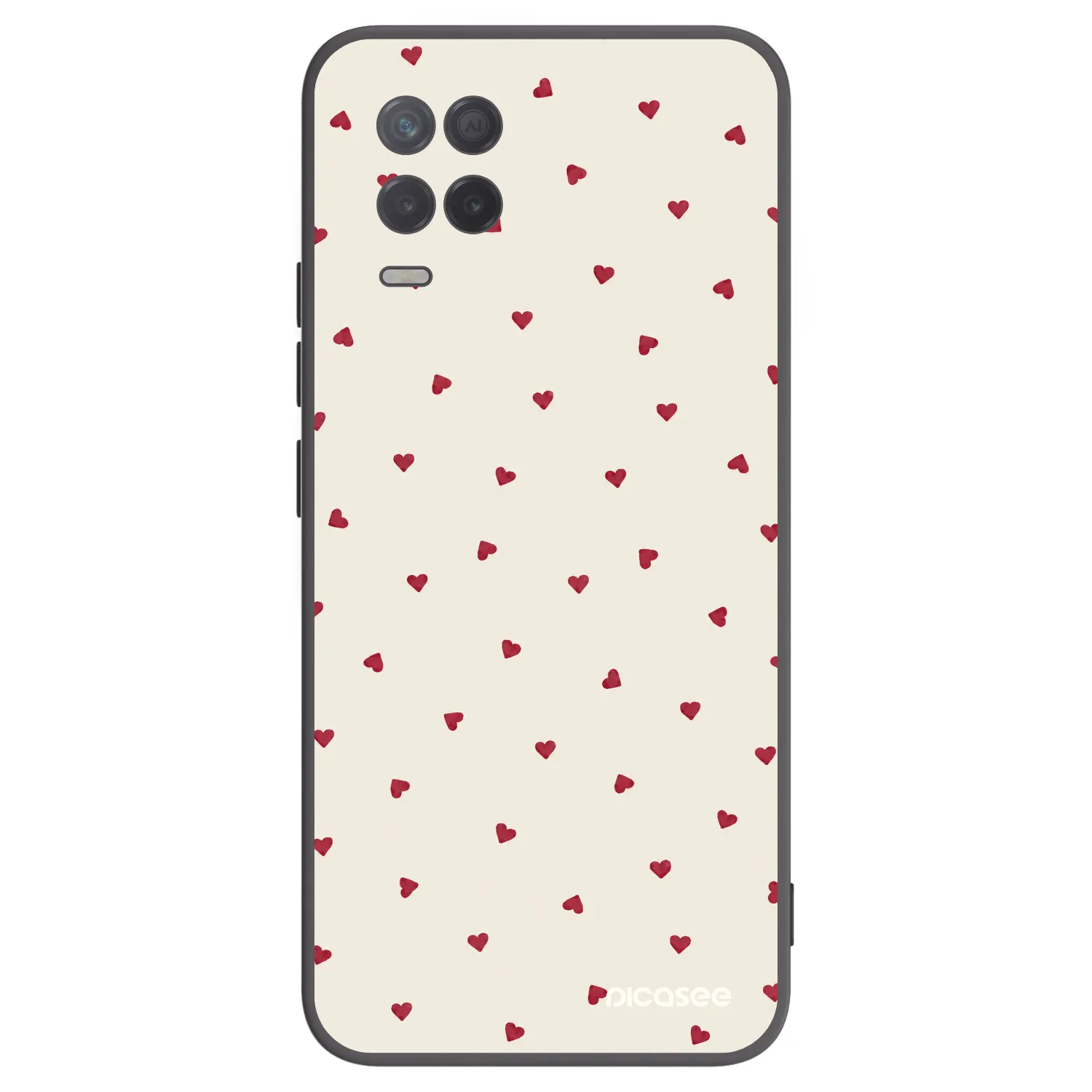 Picasee silikonski črni ovitek za Realme 8 5G - Little Love