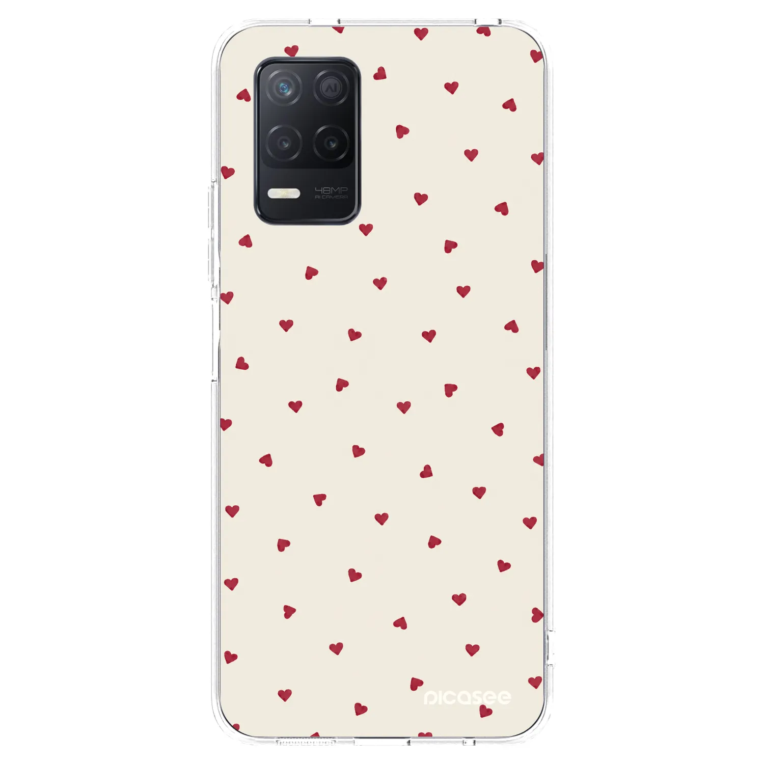 Picasee silikonski prozorni ovitek za Realme 8 5G - Little Love