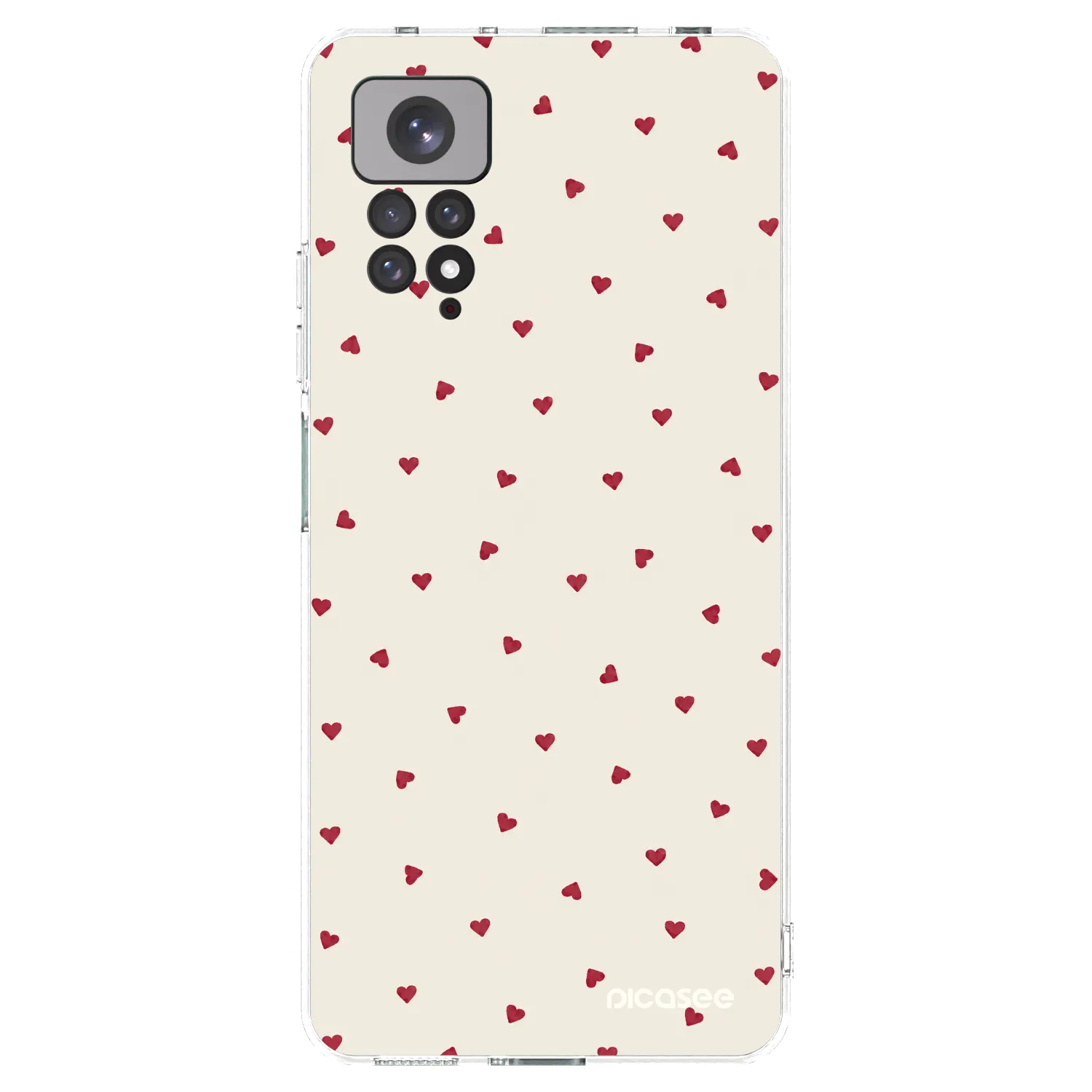 Picasee silikonski prozorni ovitek za Xiaomi Redmi Note 11 - Little Love