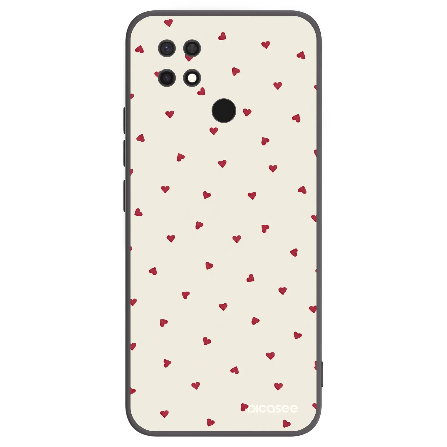 Picasee silikonski črni ovitek za Xiaomi Redmi 10C - Little Love