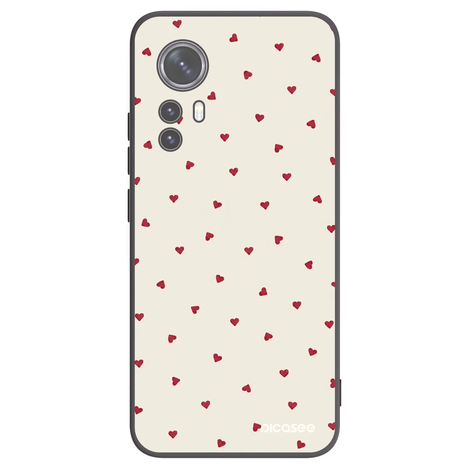 Picasee silikonski črni ovitek za Xiaomi 12X - Little Love