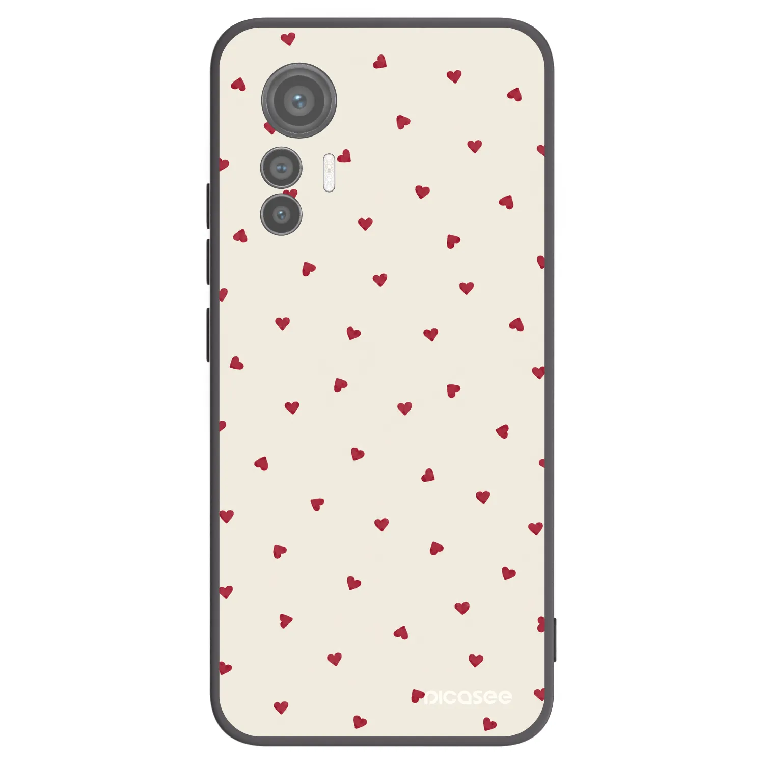Picasee silikonski črni ovitek za Xiaomi 12 Lite - Little Love