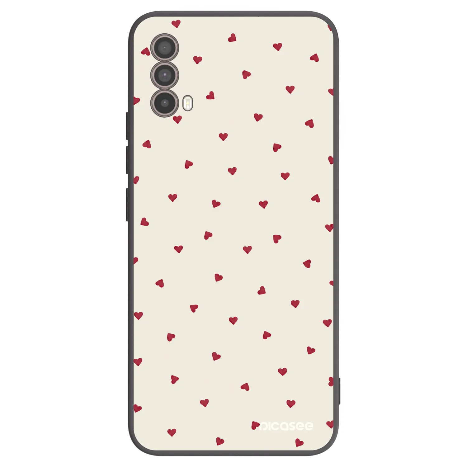Picasee silikonski črni ovitek za Motorola Moto E40 - Little Love
