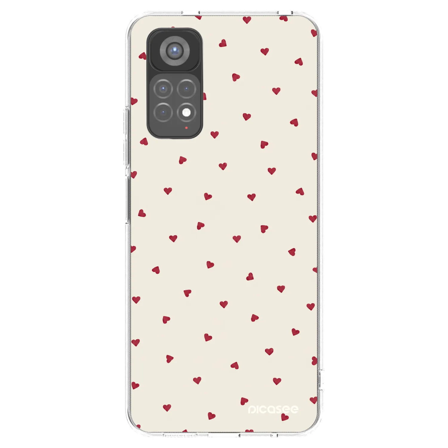 Picasee silikonski prozorni ovitek za Xiaomi Redmi Note 11S 5G - Little Love
