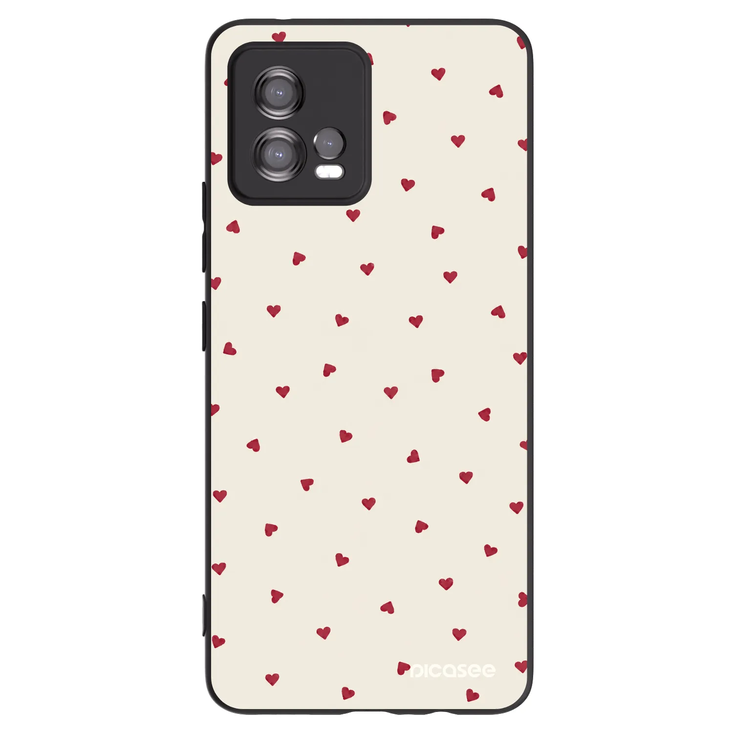 Picasee silikonski črni ovitek za Motorola Moto G72 - Little Love