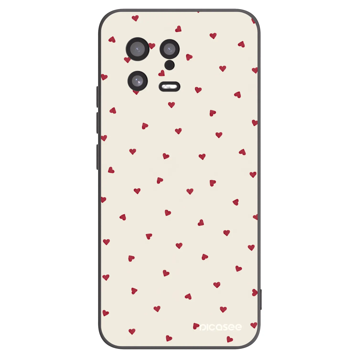 Picasee silikonski črni ovitek za Xiaomi 13 - Little Love