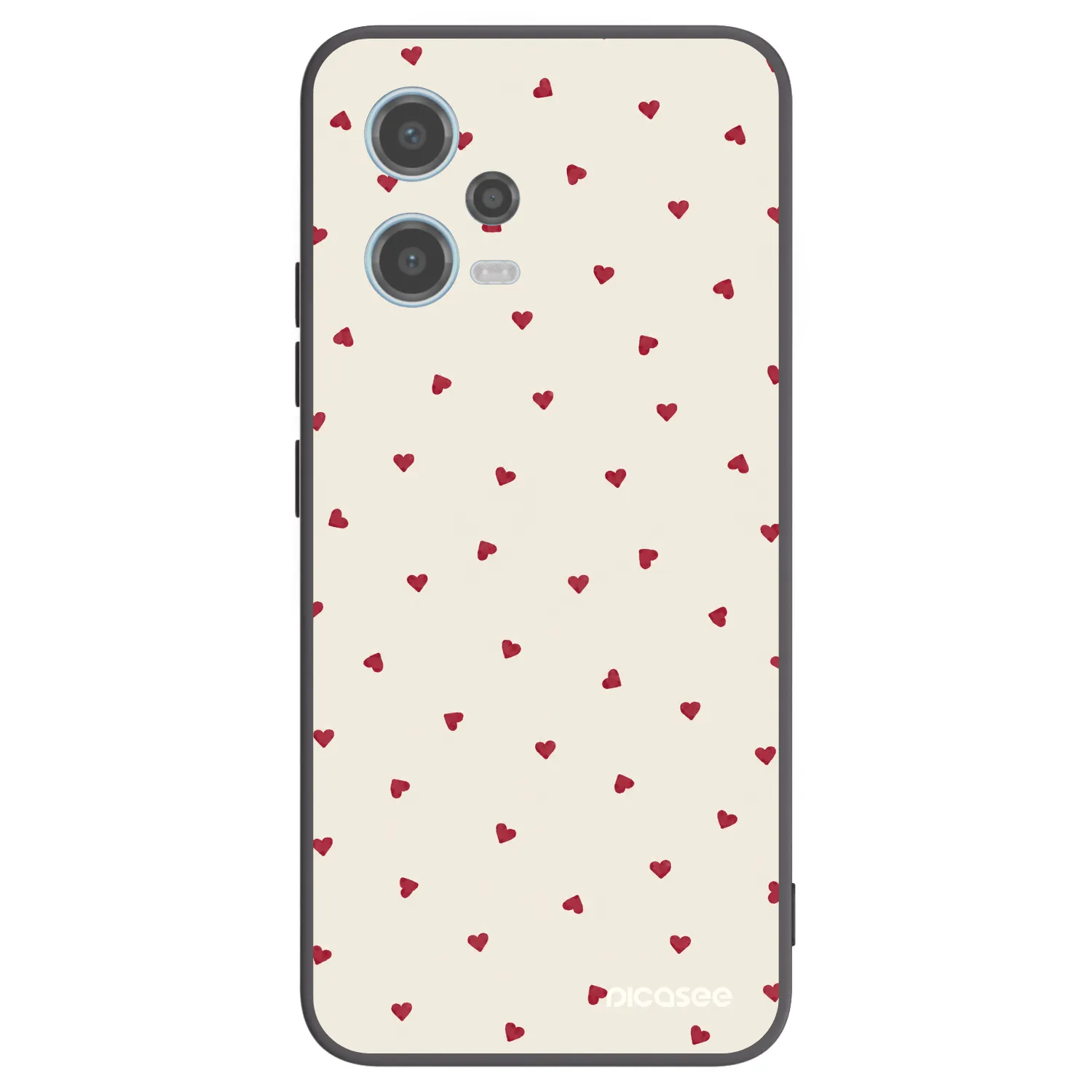 Picasee silikonski črni ovitek za Xiaomi Redmi Note 12 5G - Little Love