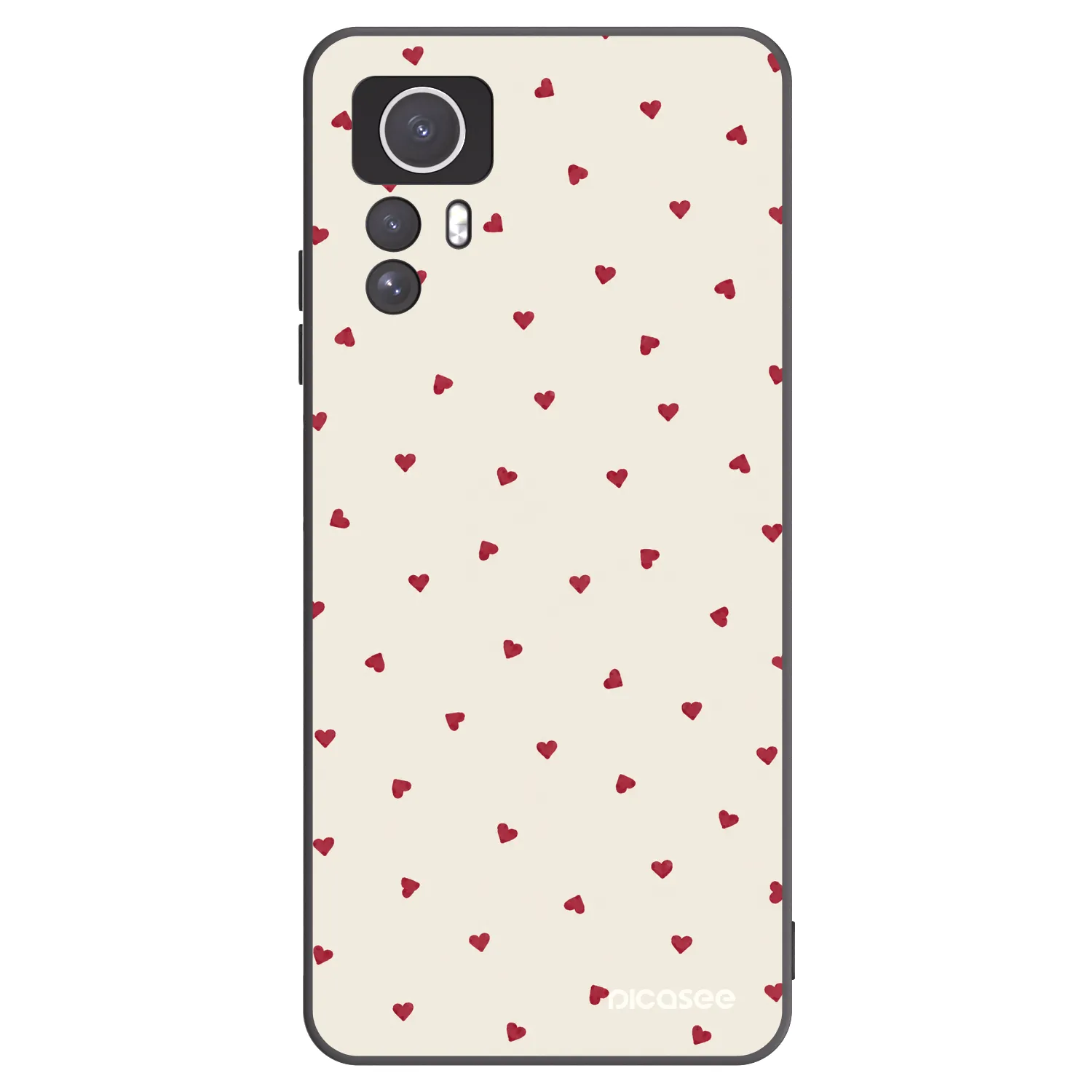 Picasee silikonski črni ovitek za Xiaomi Redmi Note 12S - Little Love