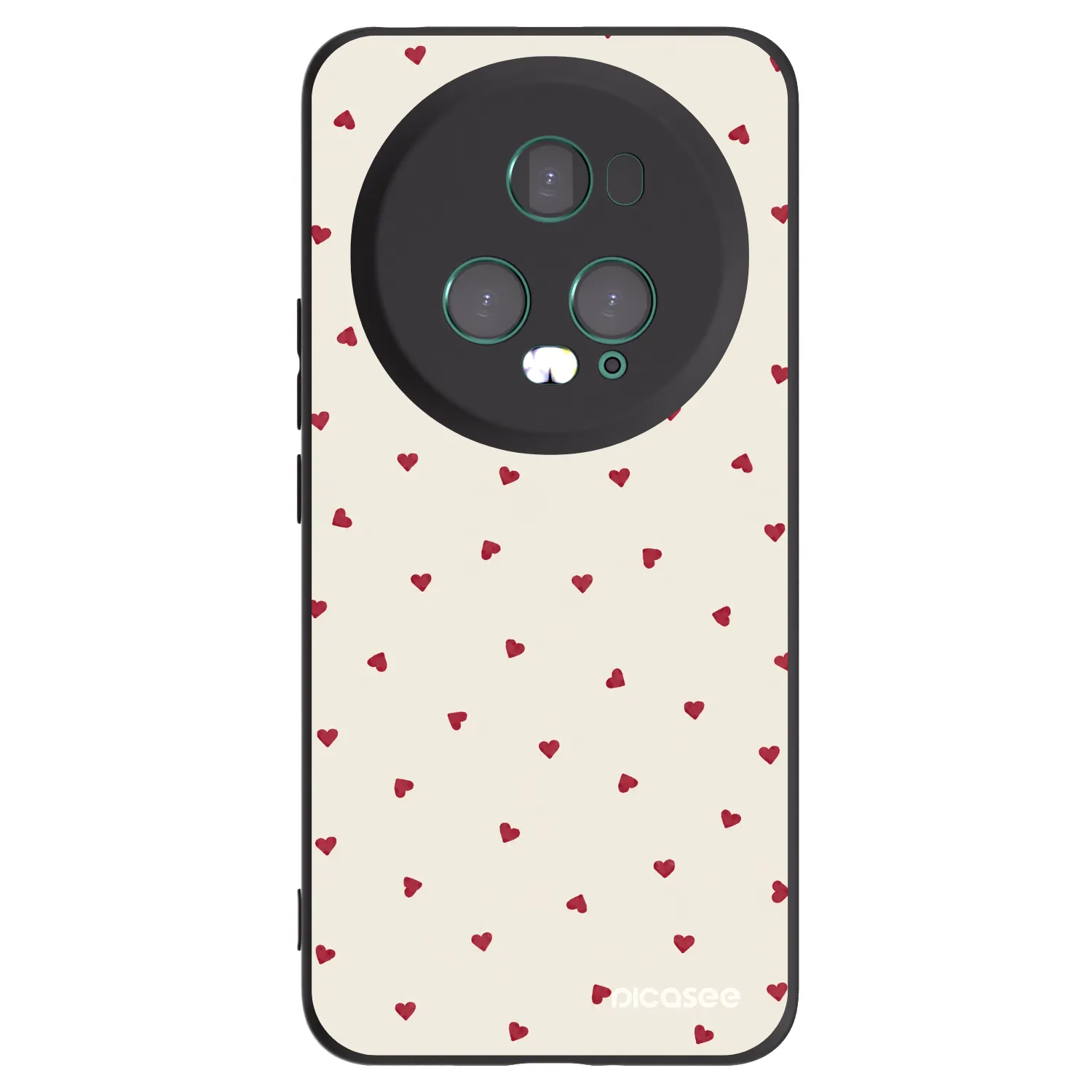 Picasee silikonski črni ovitek za Honor Magic5 Pro - Little Love